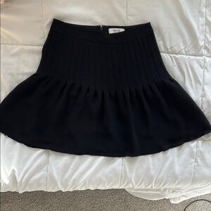 Reiss Black Skater Mini Skirt